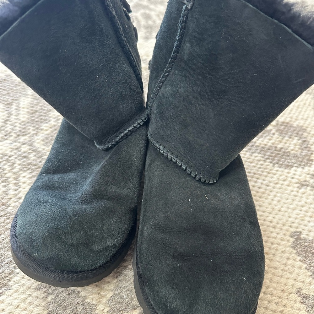UGG Kids Dark Suede Boots
